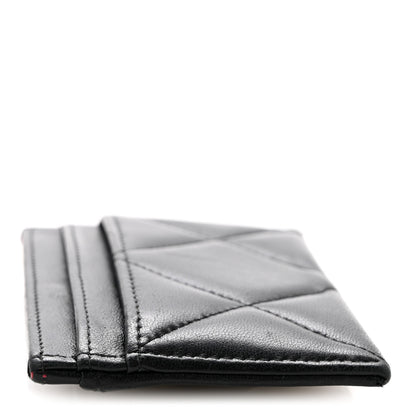 Chanel Lambskin Quilted Chanel 19 Card Holder Black 11 of 12