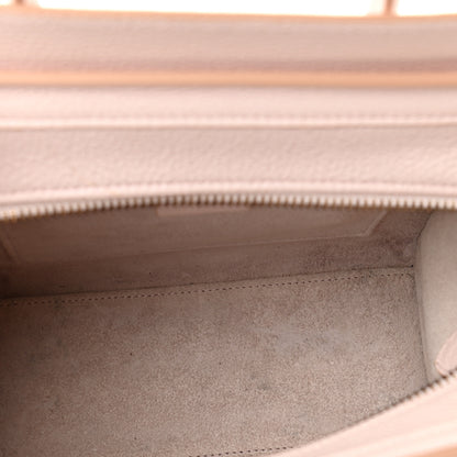 Celine Drummed Calfskin Nano Luggage Pale Pink 5 of 10