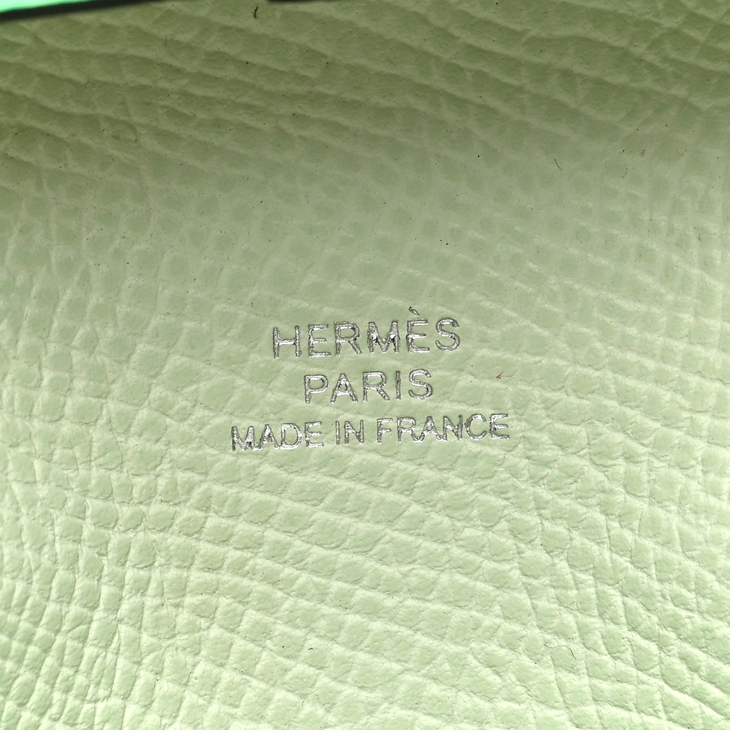 Hermes Epsom Bastia Coin Purse Vert Comics Vert Fizz 6 of 6