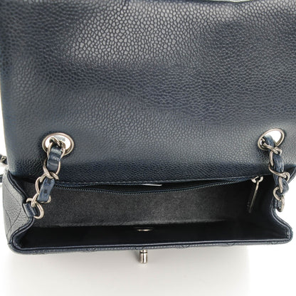 Chanel Caviar Quilted Mini Rectangular Flap Navy 8 of 11