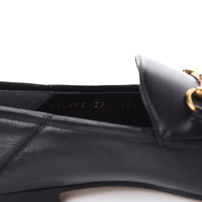 Gucci Lambskin Womens Brixton Horsebit Loafers 39 Black 9 of 10