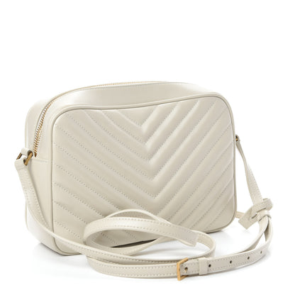 Saint Laurent Calfskin Matelasse Monogram Lou Camera Bag Crema Soft 3 of 10