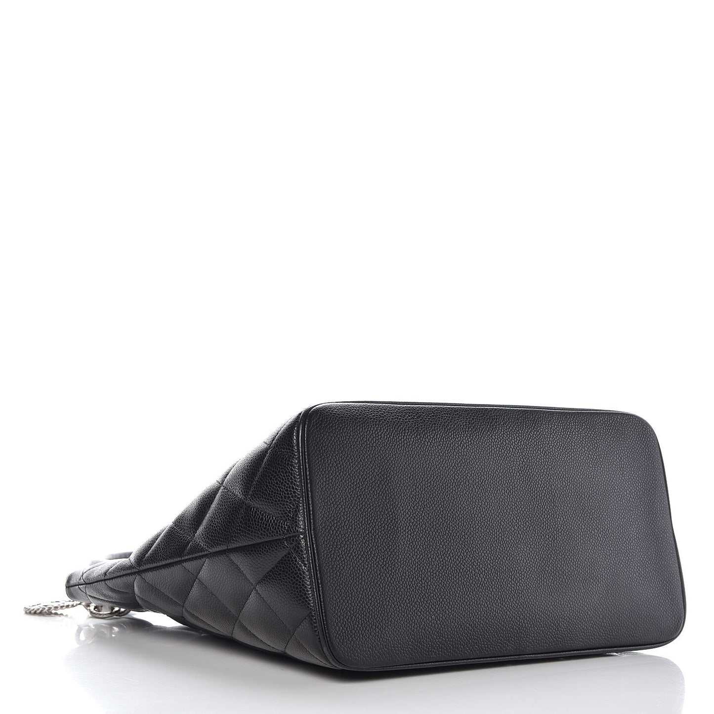 Caviar Quilted Medallion Tote Black