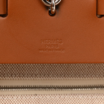 Hermes Criss Viking Vache Hunter Herbag Cabin Zip Retourne 50 Ecru Beige Naturel 7 of 17