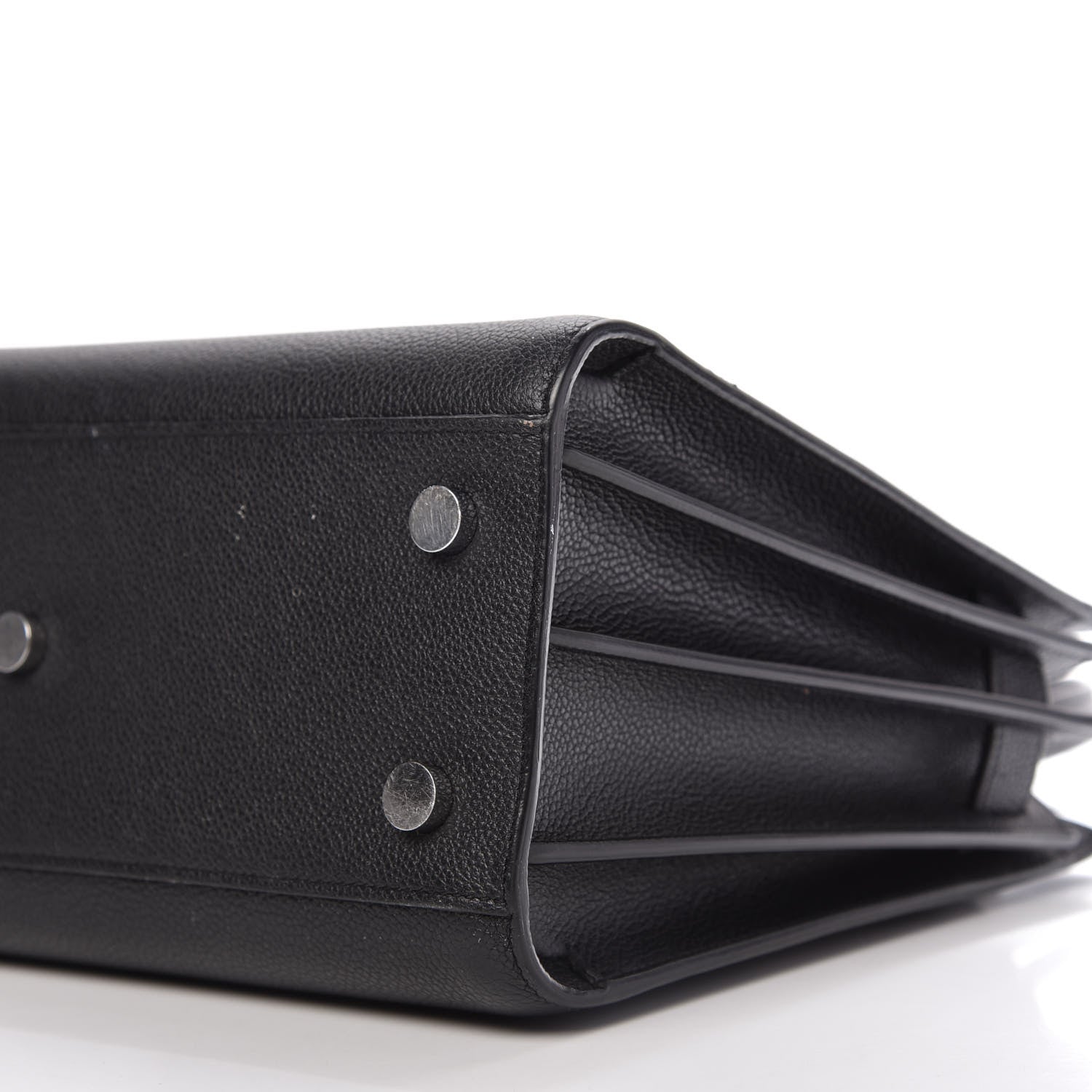 Saint Laurent Grained Calfskin Baby Sac De Jour Black 7 of 10