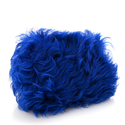 Chanel Shearling Lambskin CC Hook Card Holder Blue 3 of 9