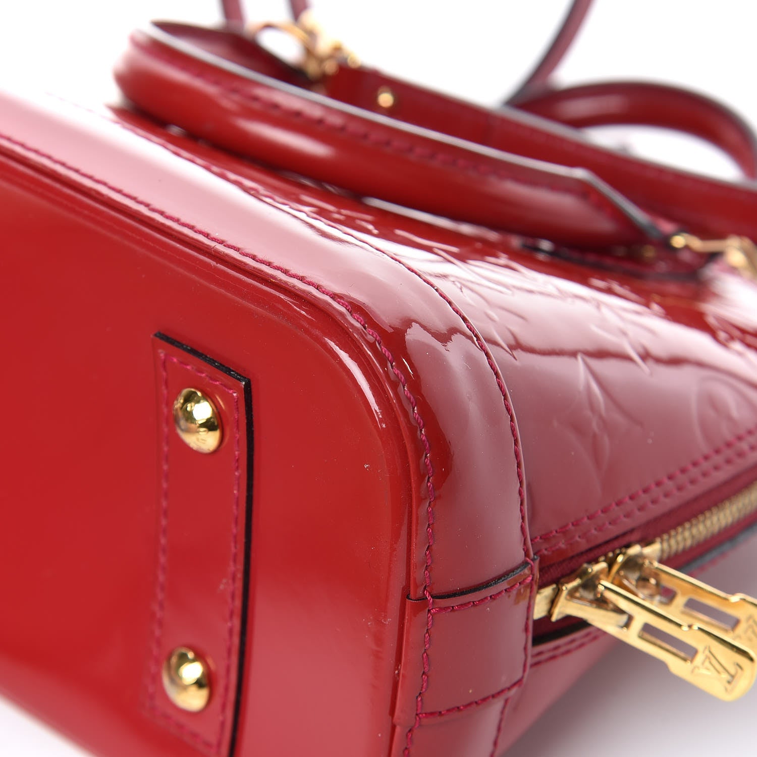 Louis Vuitton Vernis Alma BB Rose Indien 11 of 18