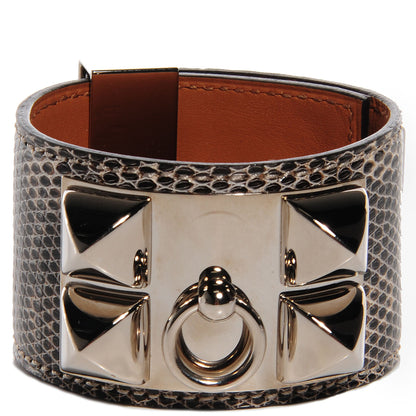 Hermes Lizard Collier de Chien CDC Bracelet Ombre 1 of 5