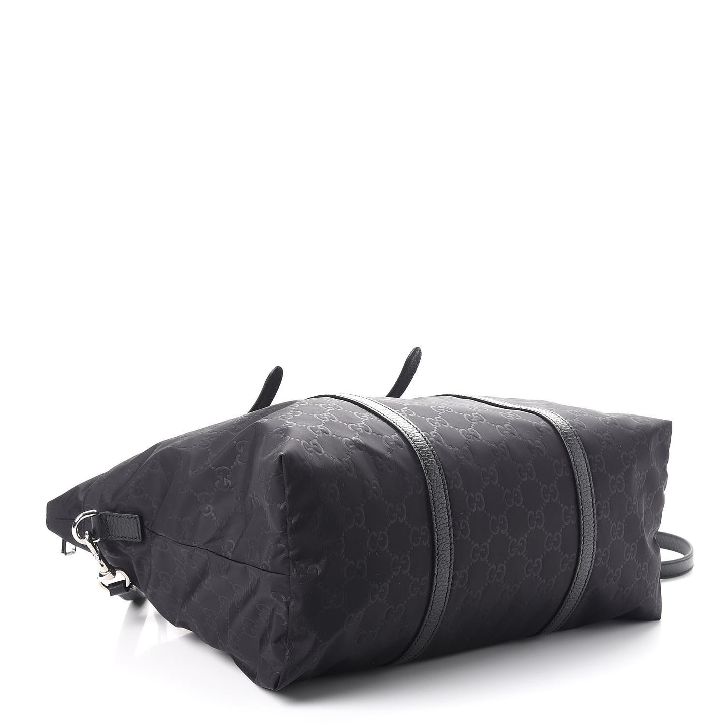 Nylon Monogram Tote Black