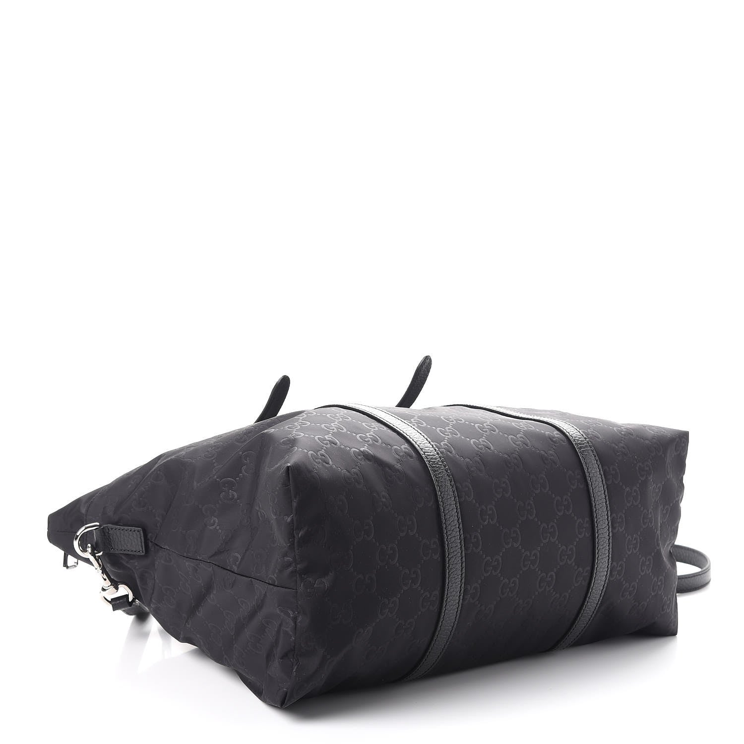 Gucci Nylon Monogram Tote Black 4 of 6