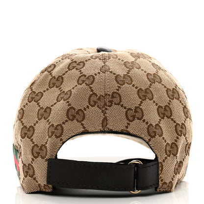 Gucci Monogram Web Baseball Hat L Beige Cocoa 5 of 10