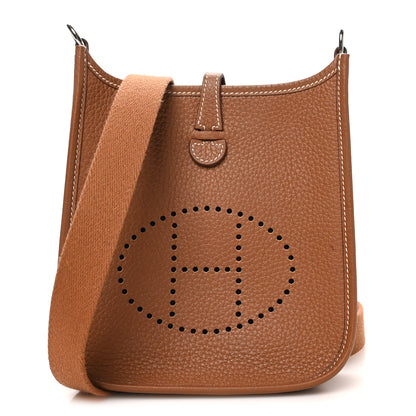 Hermes Taurillon Clemence Evelyne TPM Gold 1 of 12