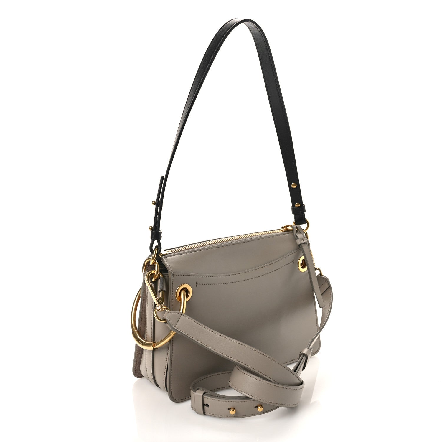 Chloe Calfskin Suede Small Roy Bag Motty Grey 2 of 9