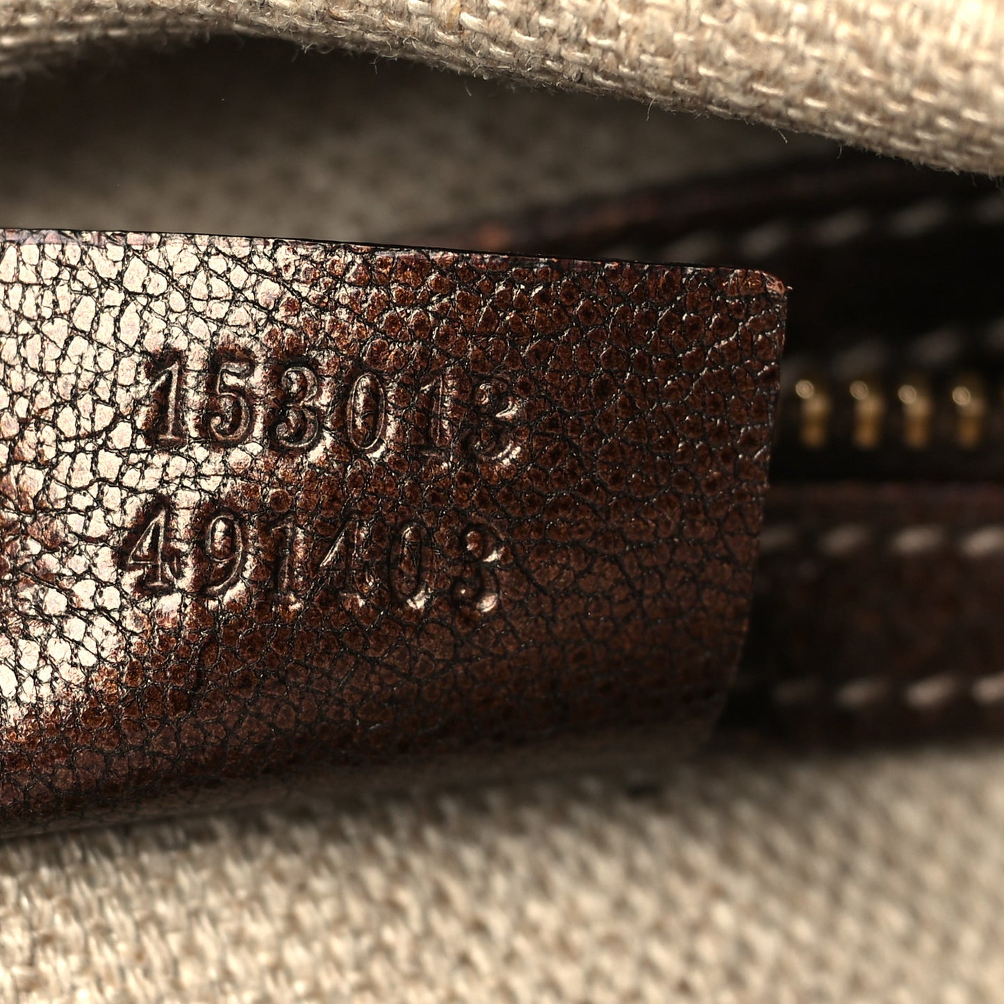 Metallic Capri Large Bowler Bronze