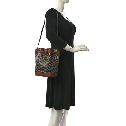 Goyard Goyardine Petit Flot Bucket Bag PM Black Gold 2 of 10