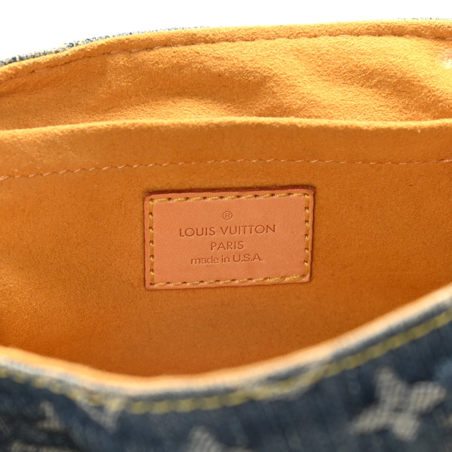 Louis Vuitton Monogram Denim Mini Pleaty Blue 6 of 14