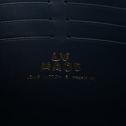 Louis Vuitton X NIGO Taurillon Monogram Denim Drip Pochette Voyage MM Blue 6 of 8