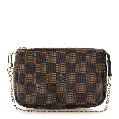Louis Vuitton Damier Ebene Mini Pochette Accessories 1 of 7