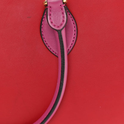 Gucci Calfskin Small Top Handle Bag Hibiscus Red New Rosette 17 of 23