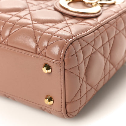 Christian Dior Lambskin Cannage Mini Lady Dior Blush 8 of 13
