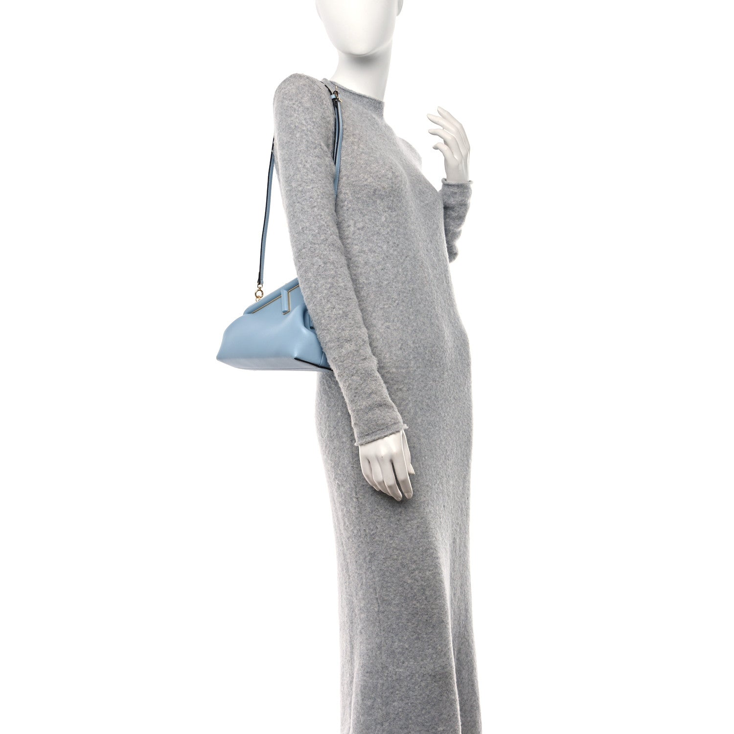 Fendi Shiny Nappa Small Fendi First Azzurro Baby 2 of 10