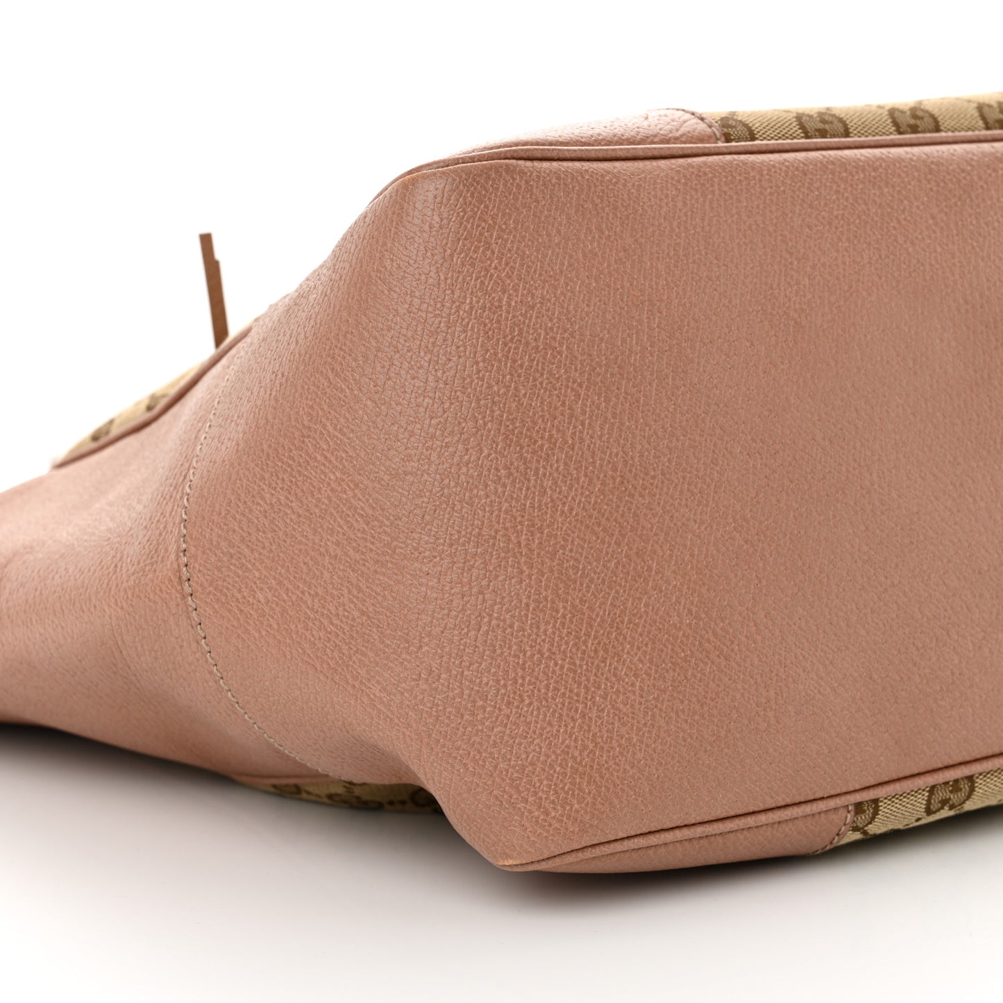 Monogram Medium Bree Zippered Tote Beige Dark Cipria