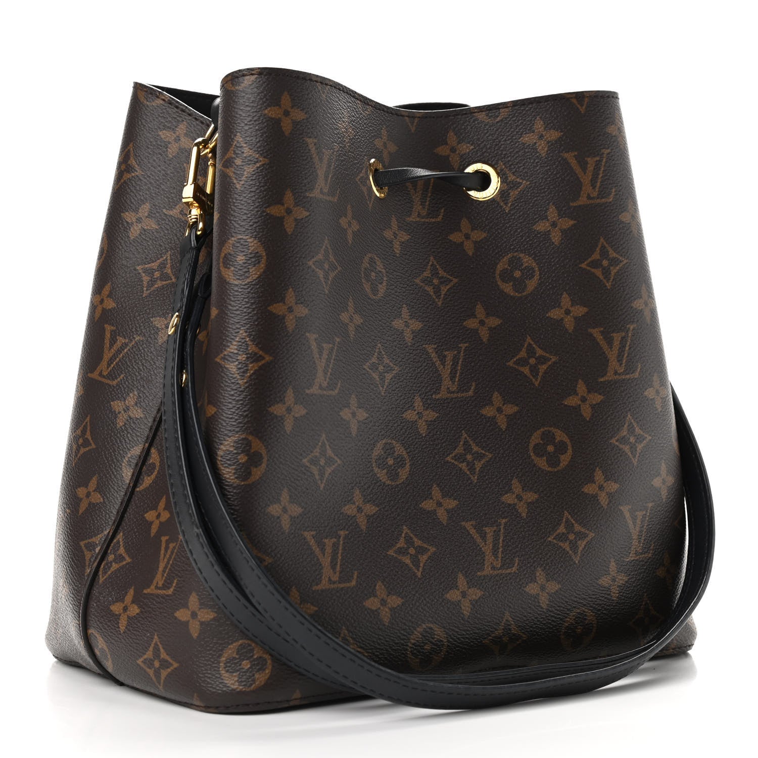 Louis Vuitton Monogram Neonoe MM Black 3 of 12