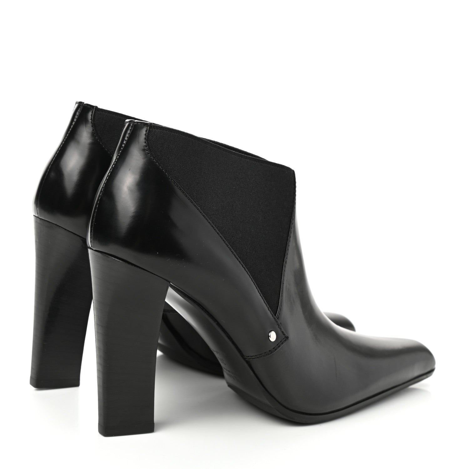 Prada Spazzolato Ankle Boots 36 Black 3 of 9