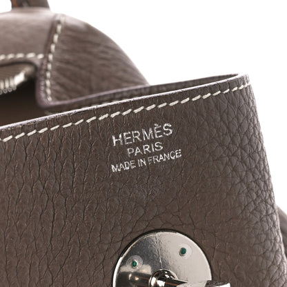 Hermes Taurillon Clemence Lindy 30 Etoupe 6 of 14