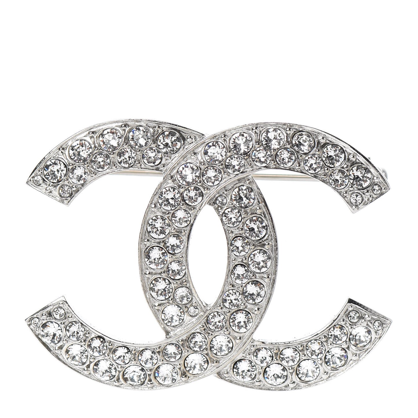 Crystal Palais Garnier CC Brooch Silver