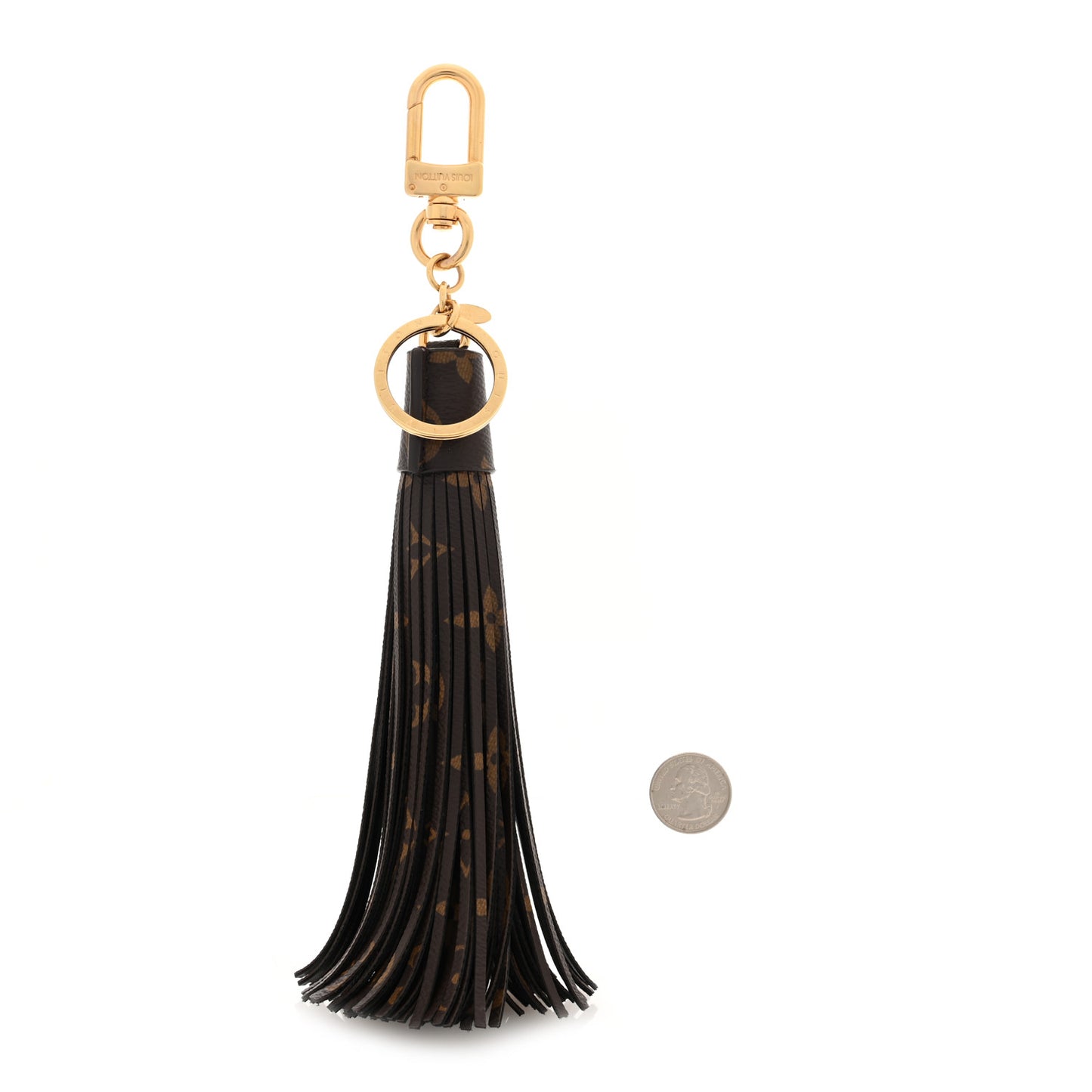 Monogram Tassel Bag Charm