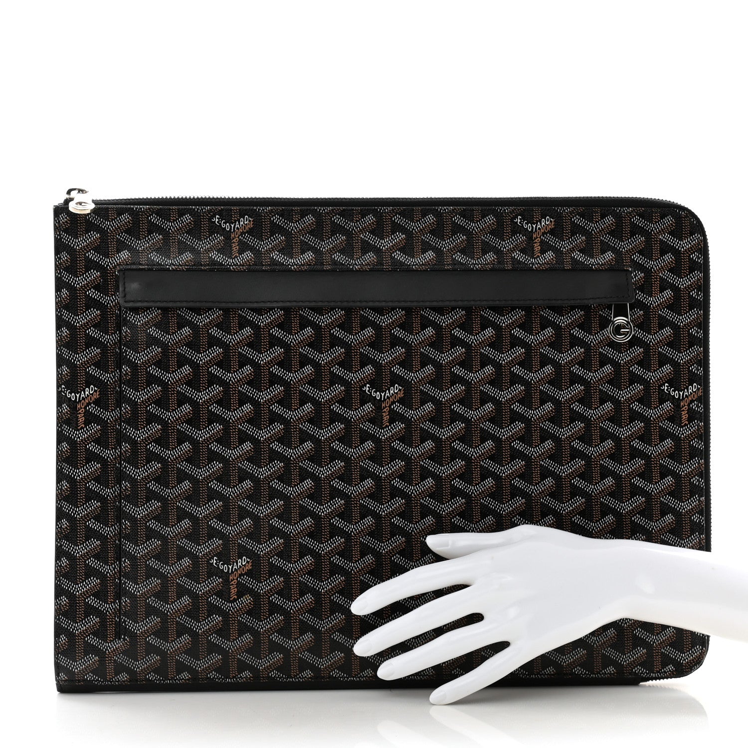 Goyard Goyardine Sorbonne Document Holder Black 2 of 8