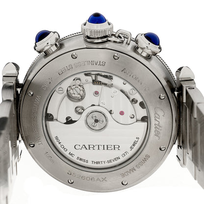 Cartier Stainless Steel 41mm Pasha C Chronograph Automatic Watch 4 of 6
