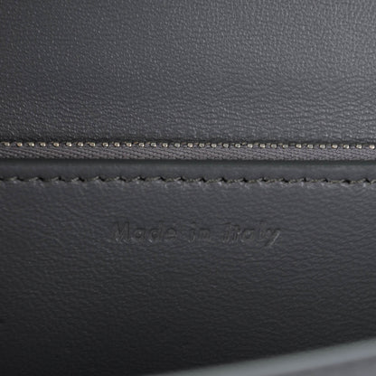 Celine Smooth Calfskin Medium Classic Box Flap Bag Storm 6 of 8