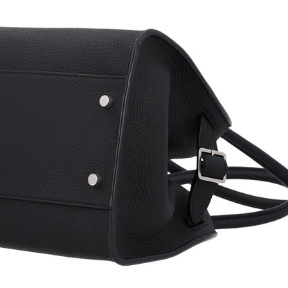 The Row Matte Grained Calfskin Margaux Shoulder 12 Black 8 of 8