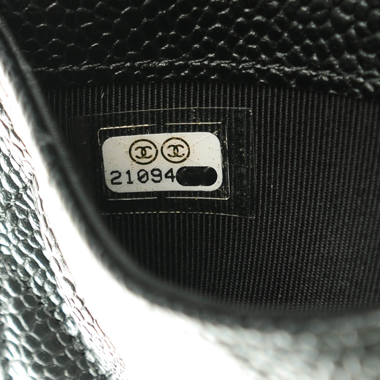 Chanel Caviar Quilted Flap Card Holder Black 8 of 8