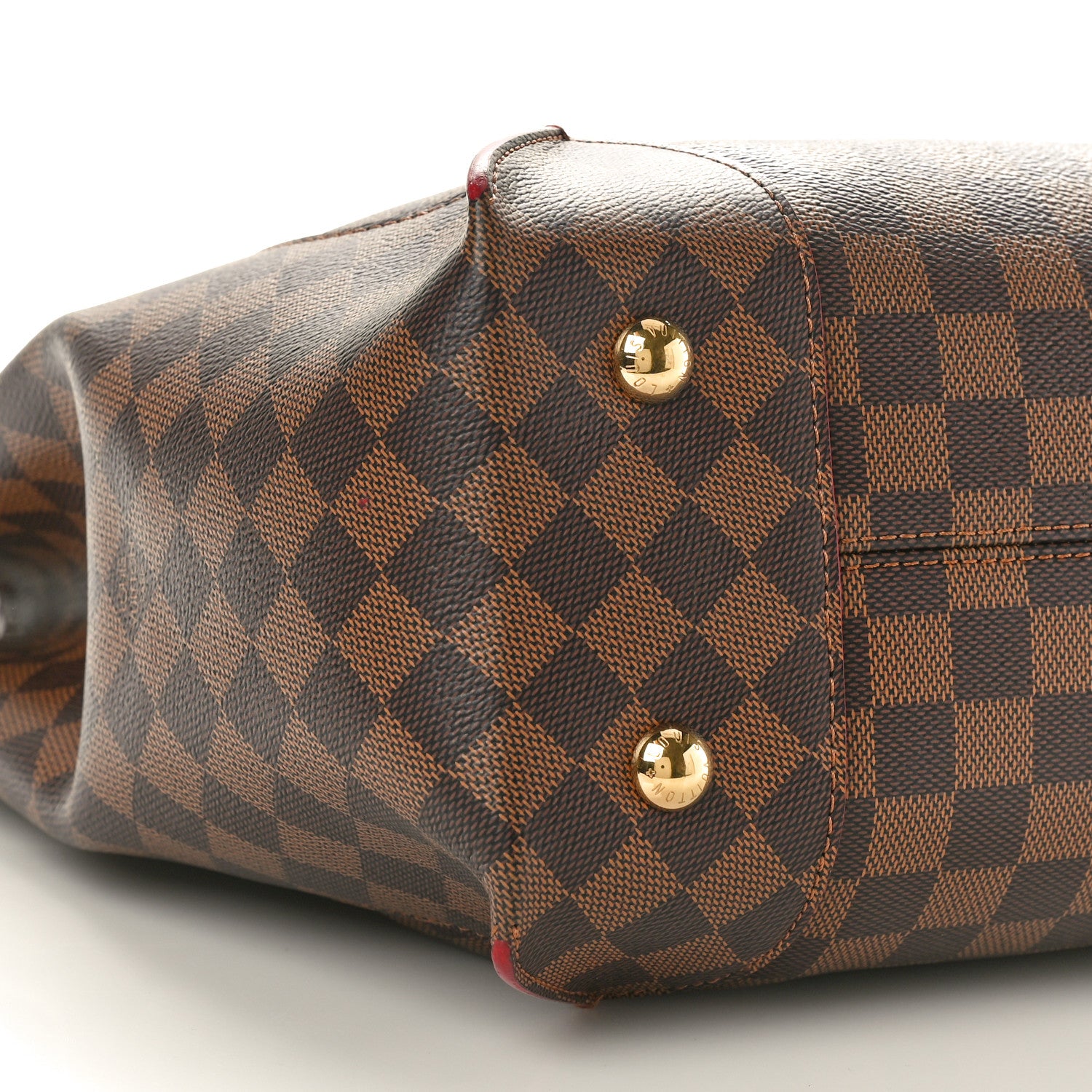 Louis Vuitton Damier Ebene Caissa Hobo Cherry 8 of 9