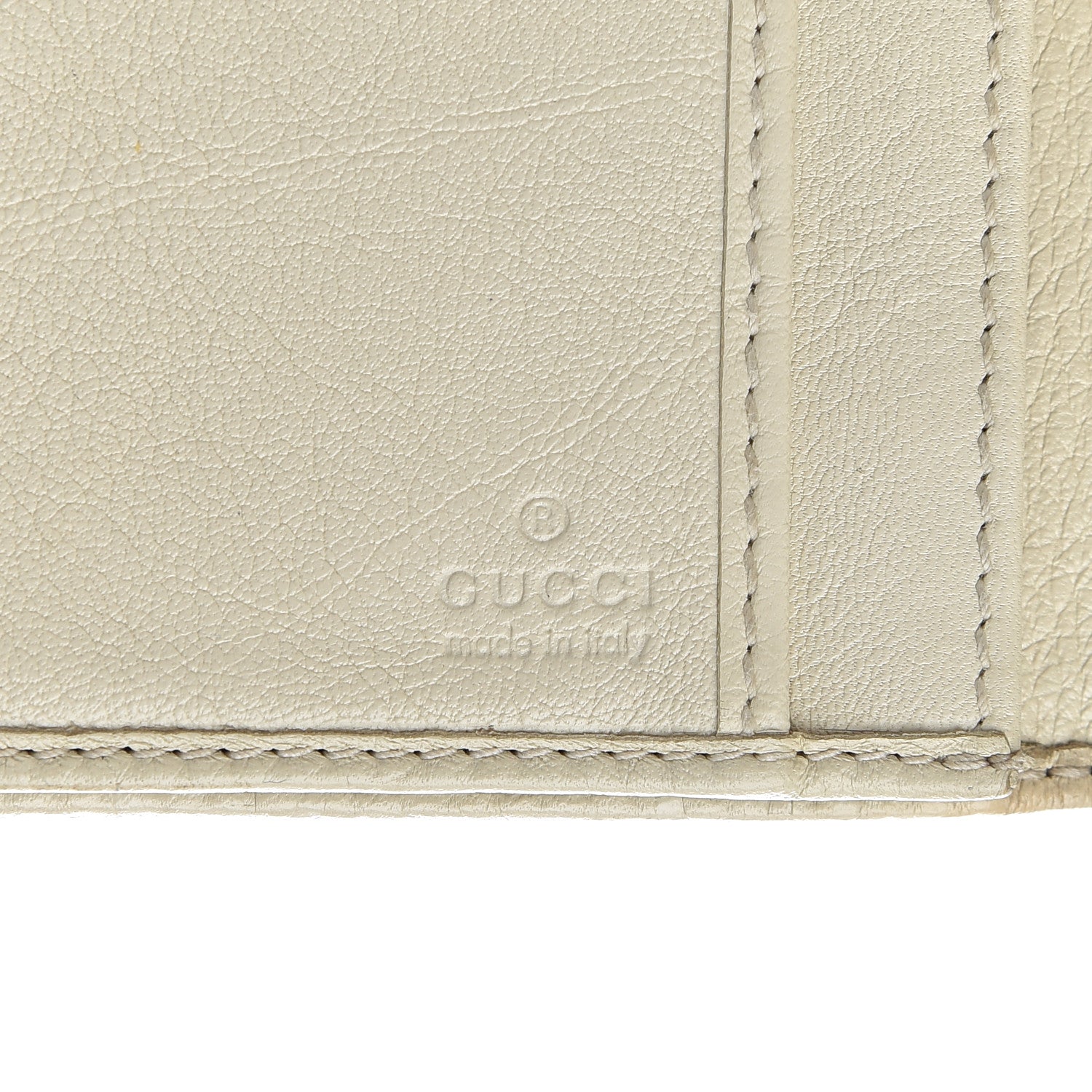 Gucci Guccissima Ladies Web Long Wallet Off White 6 of 12