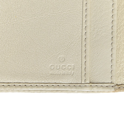 Gucci Guccissima Ladies Web Long Wallet Off White 6 of 12