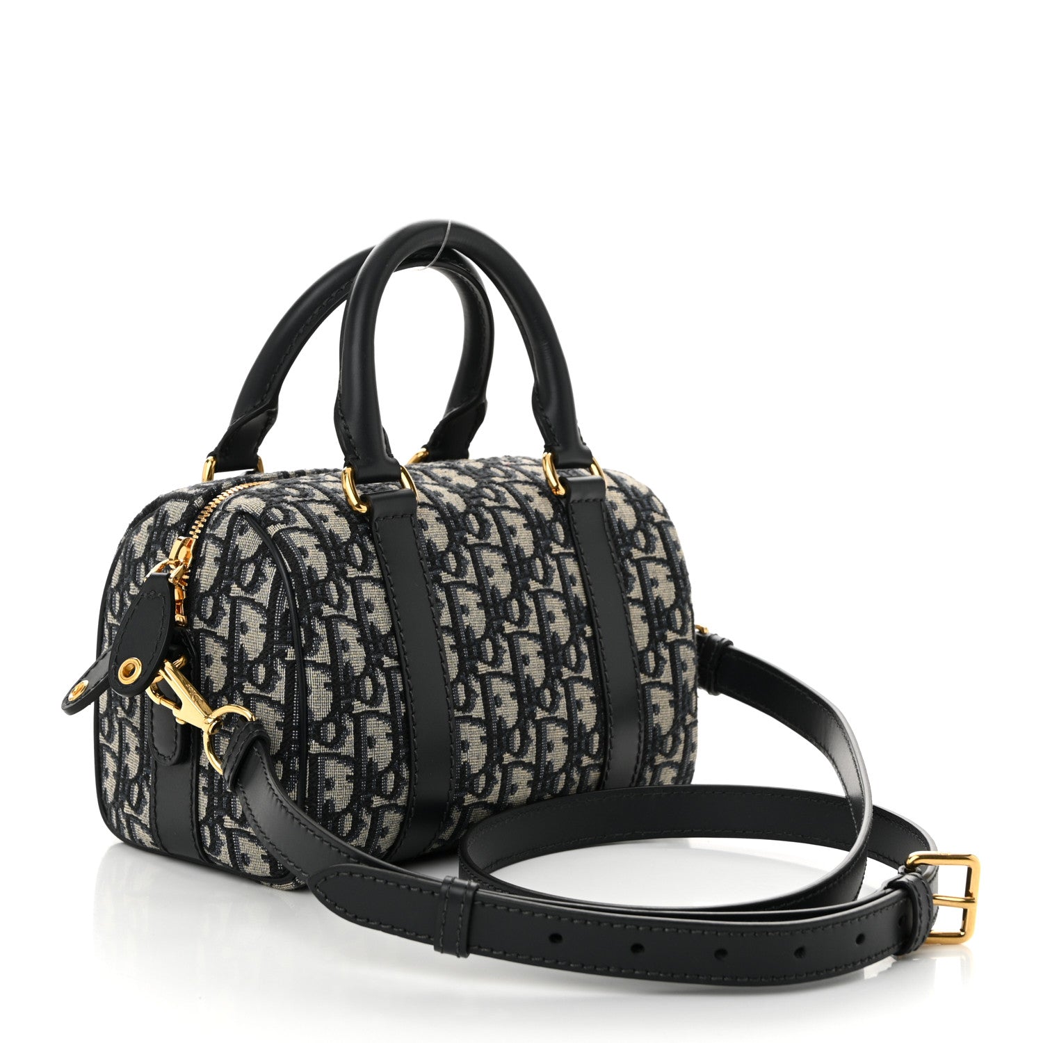 Christian Dior Oblique Groove 20 Bag Blue 3 of 10