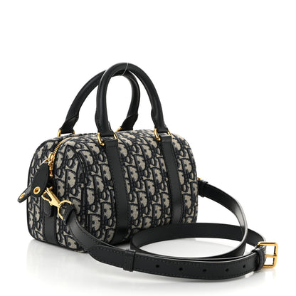 Christian Dior Oblique Groove 20 Bag Blue 3 of 10