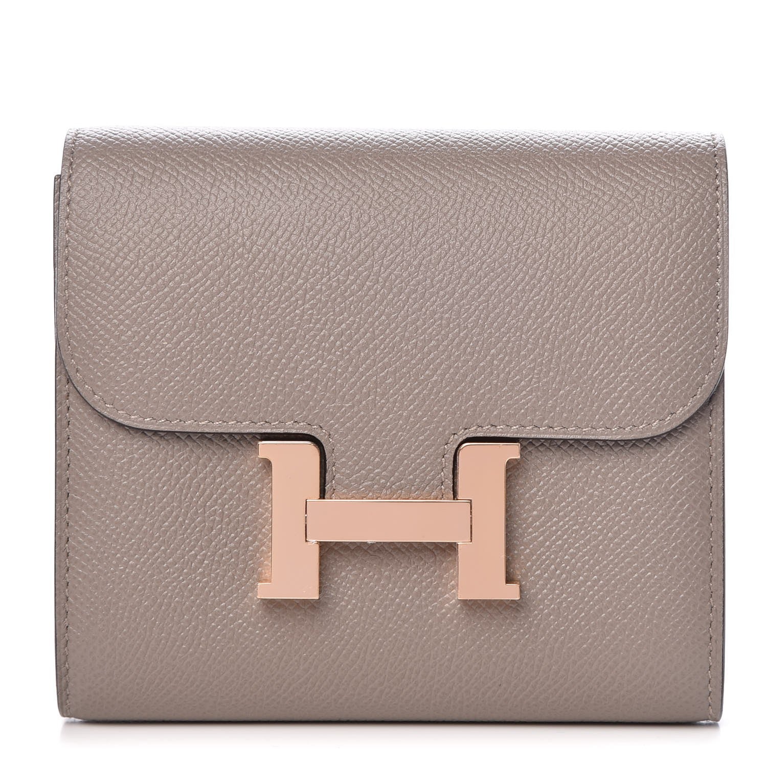 Hermes Epsom Constance Short Wallet Gris Asphalte 1 of 8
