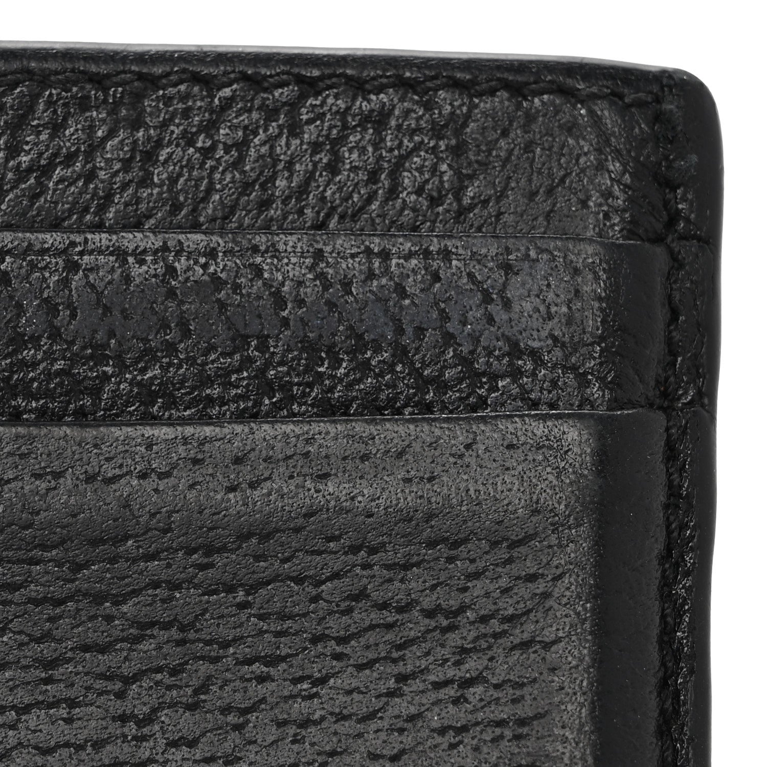 Gucci Pebbled Calfskin Animalier Card Holder Black 10 of 10