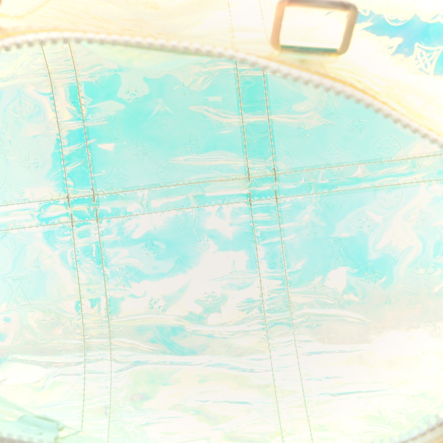 PVC Monogram Keepall Bandouliere 50 Iridescent Prism