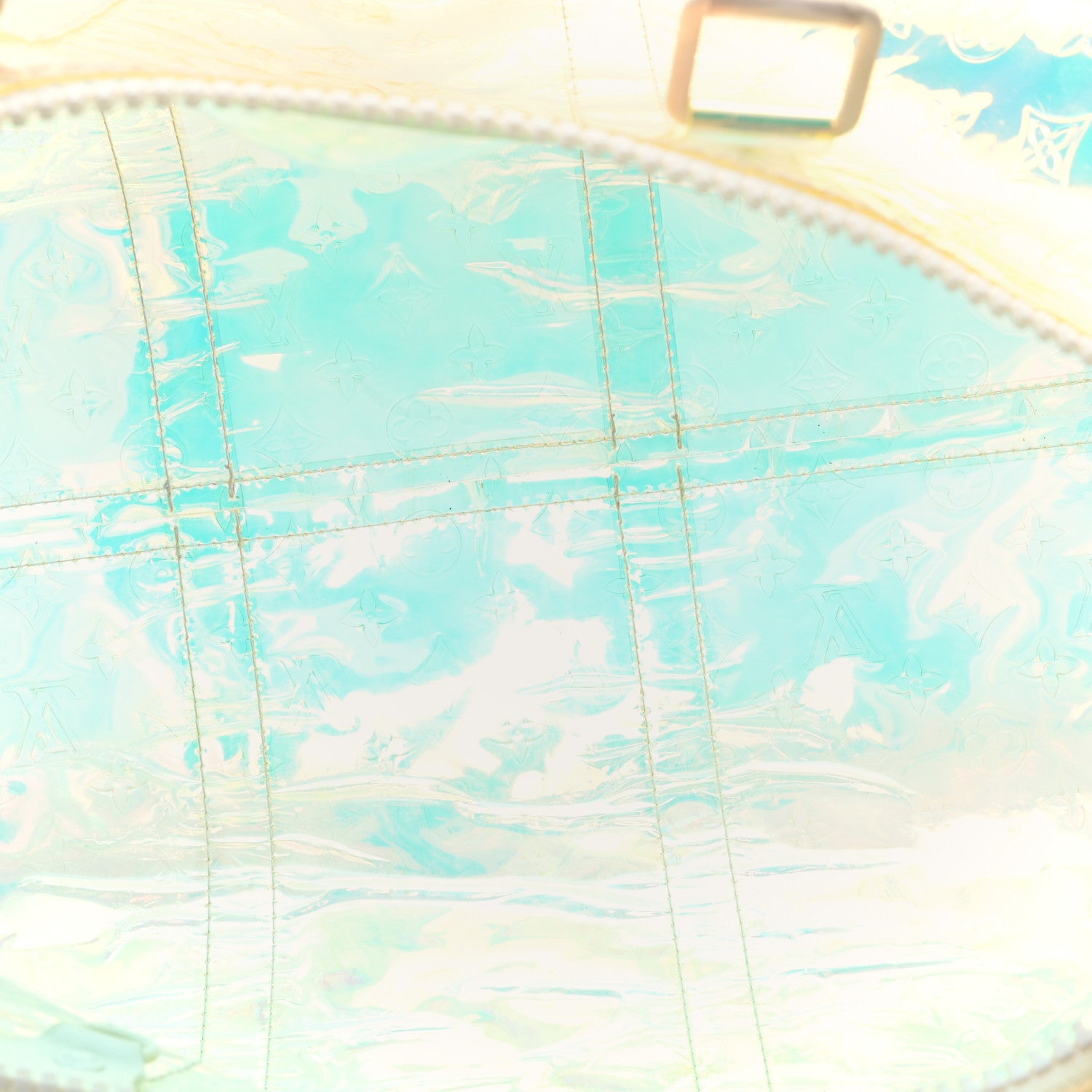 Louis Vuitton PVC Monogram Keepall Bandouliere 50 Iridescent Prism 4 of 13