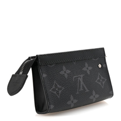 Louis Vuitton Monogram Eclipse Key Pouch Voyage 3 of 7