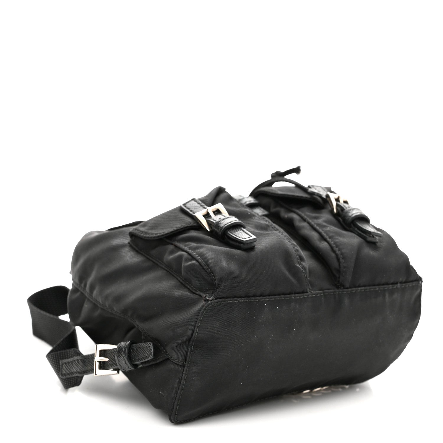 Prada Nylon Vela Mini Crossbody Backpack Black 4 of 10