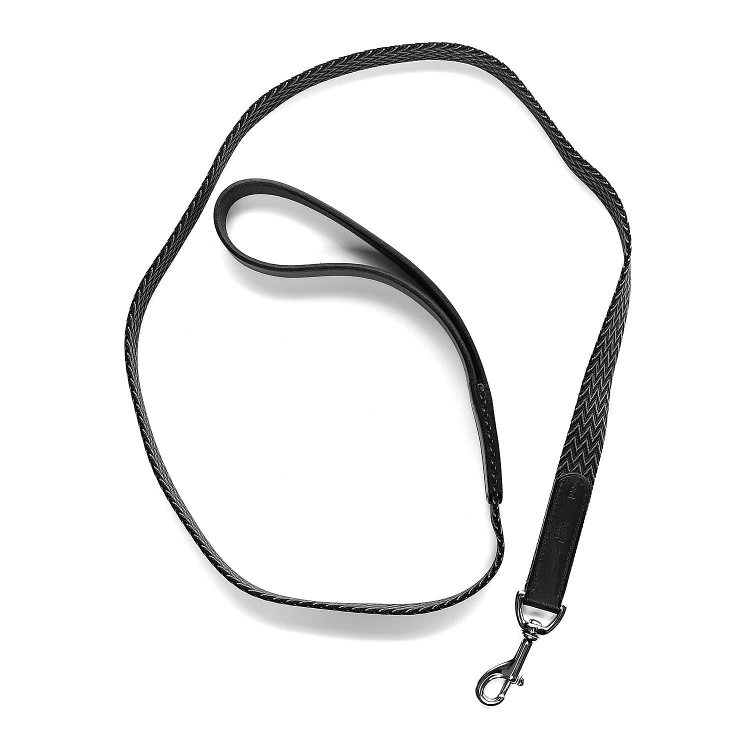 Hermes Toile Vache Hunter Dog Leash Black 1 of 5