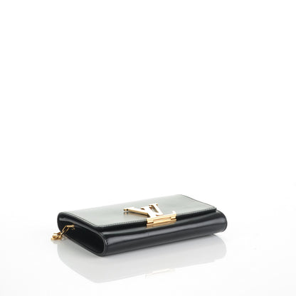 Louis Vuitton Calfskin Chain Louise GM Black 4 of 9