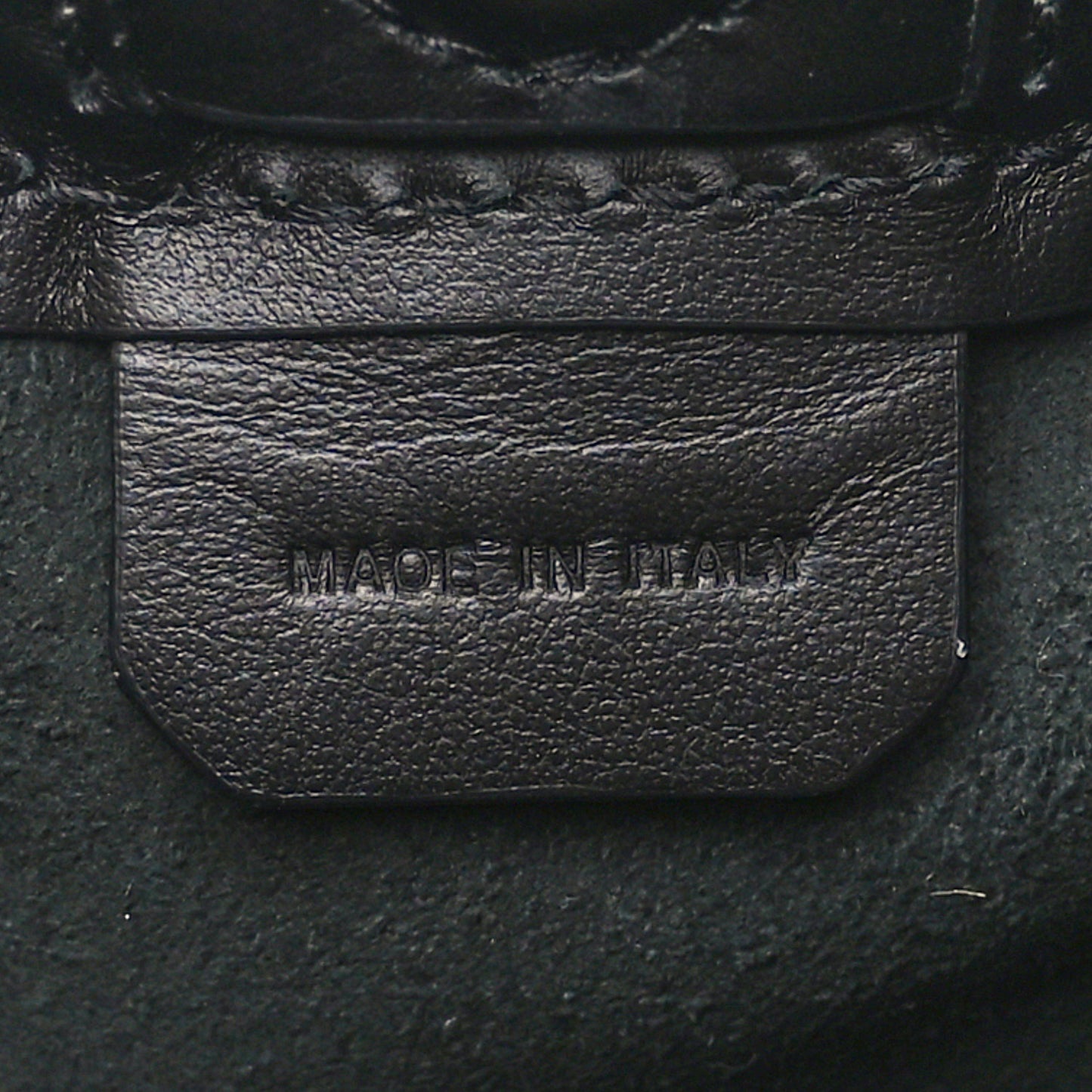 Calfskin Small Ruched Tote Black